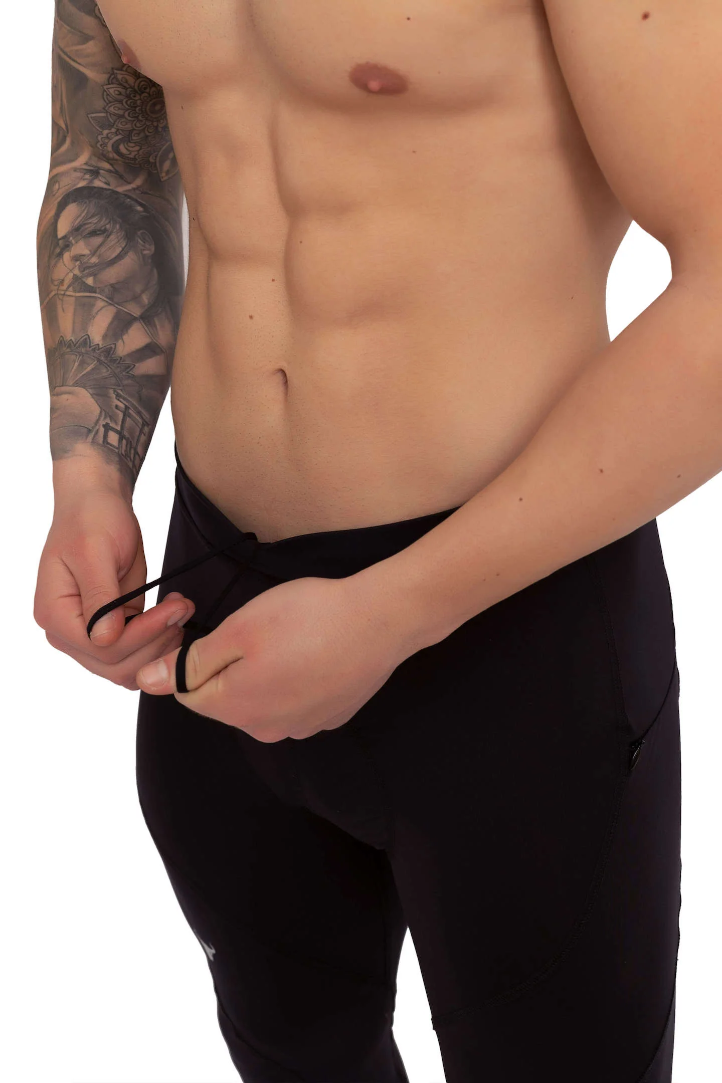Black/Black Biker Tights (Seat Pad) - Image 6