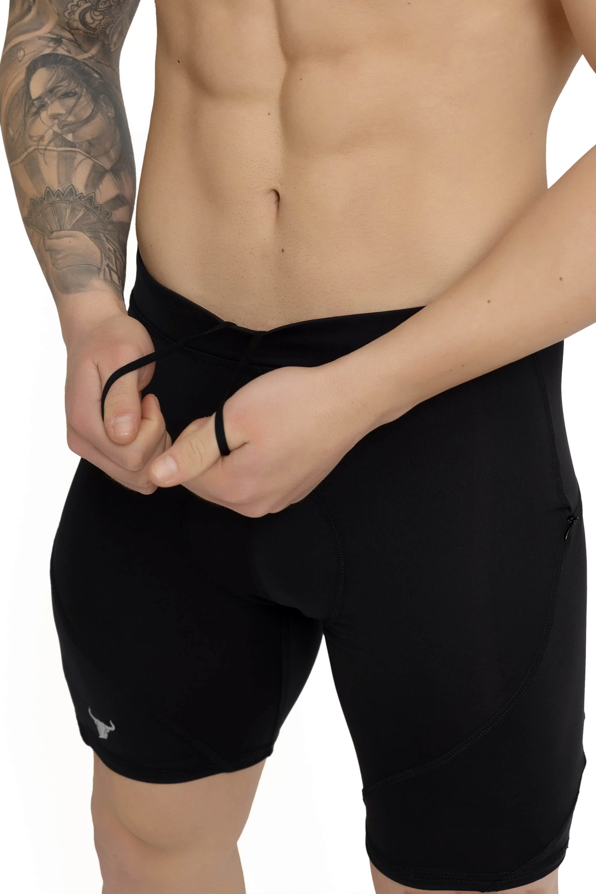 Black/Black Biker Shorts (Seat Pad) - Image 6