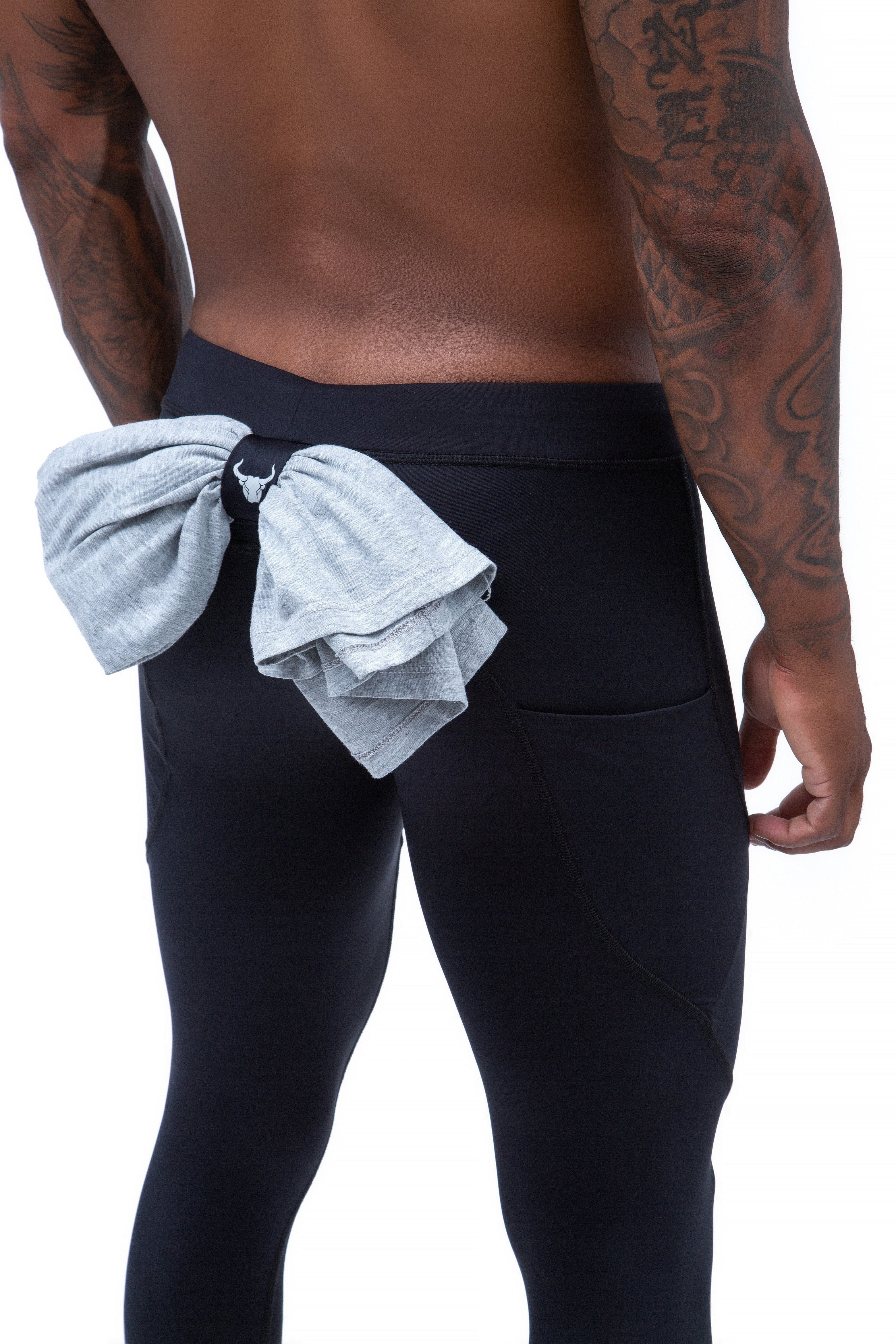 Black/Black Meggings - Image 3