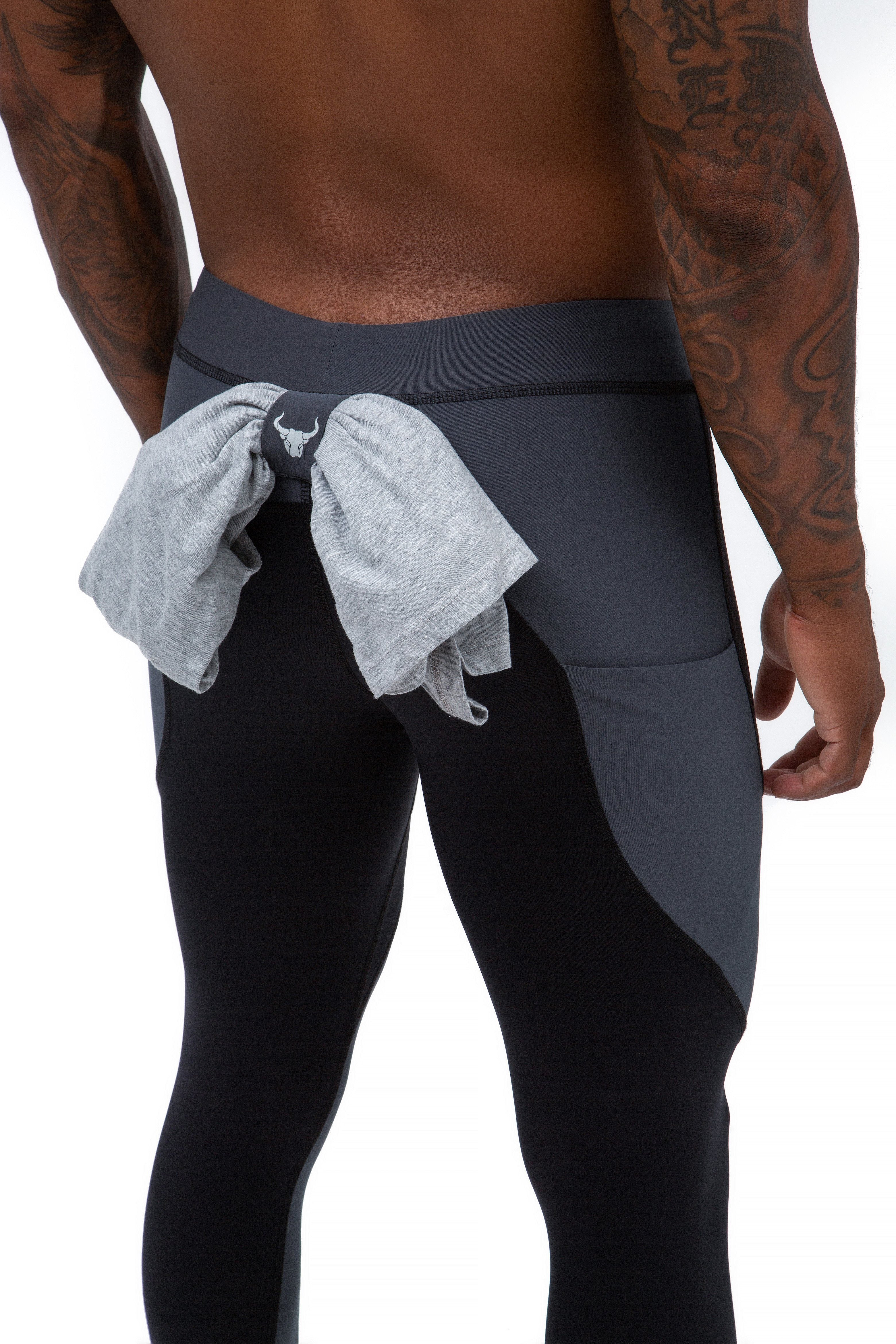 Black/Gray Meggings - Image 3