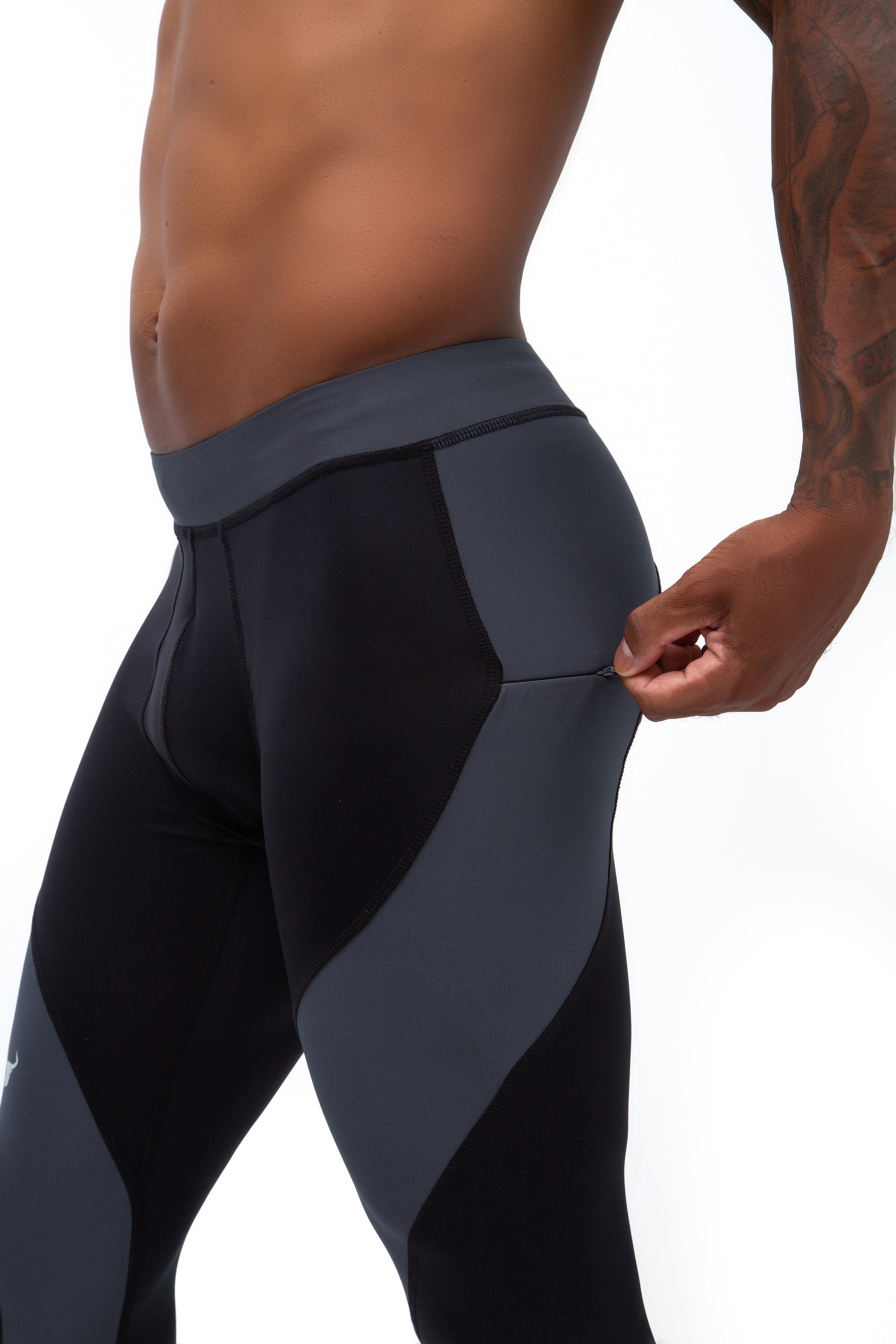 Black/Gray Meggings - Image 4