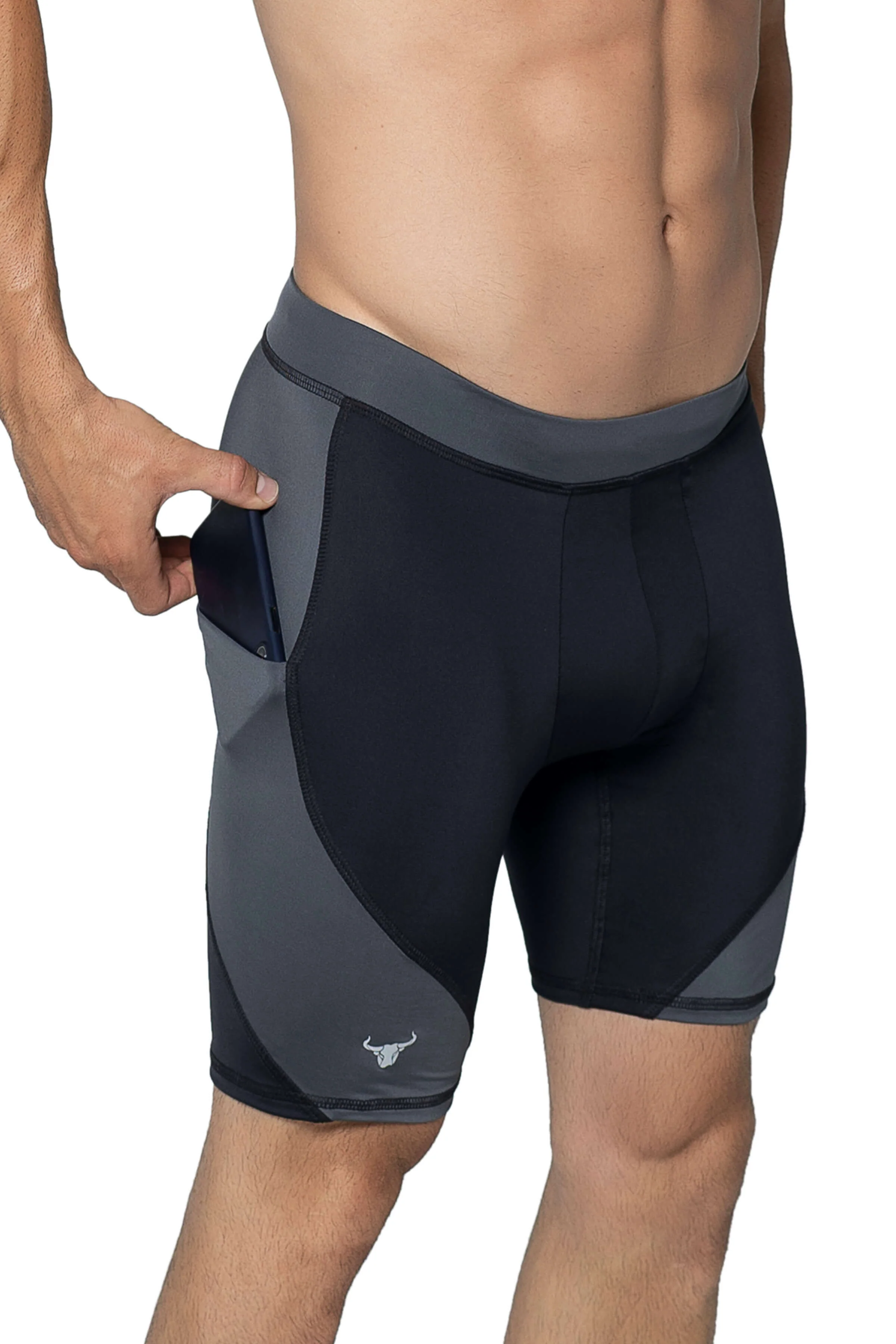 Black/Gray Shorts - Image 2