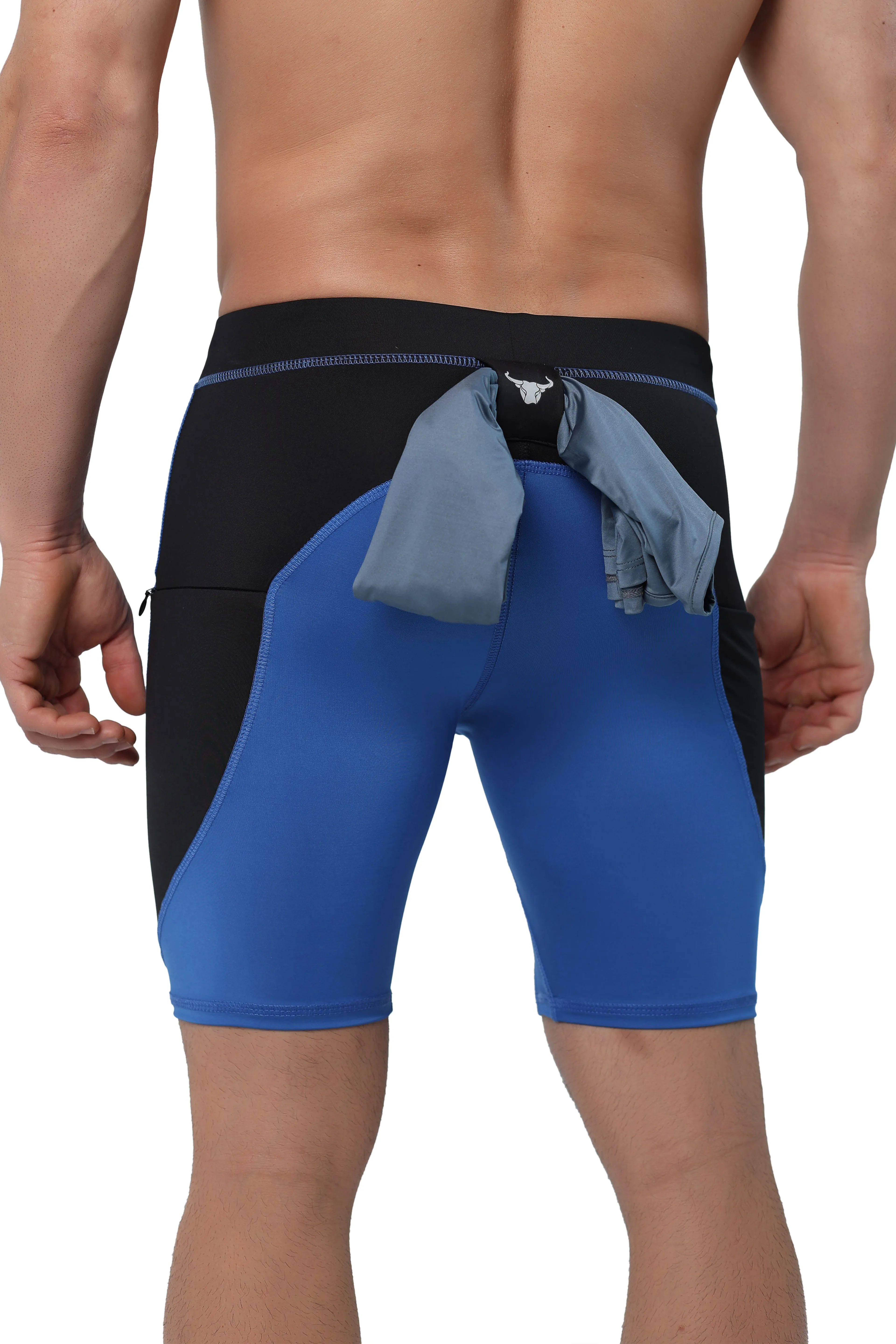 Blue/Black Shorts - Image 3
