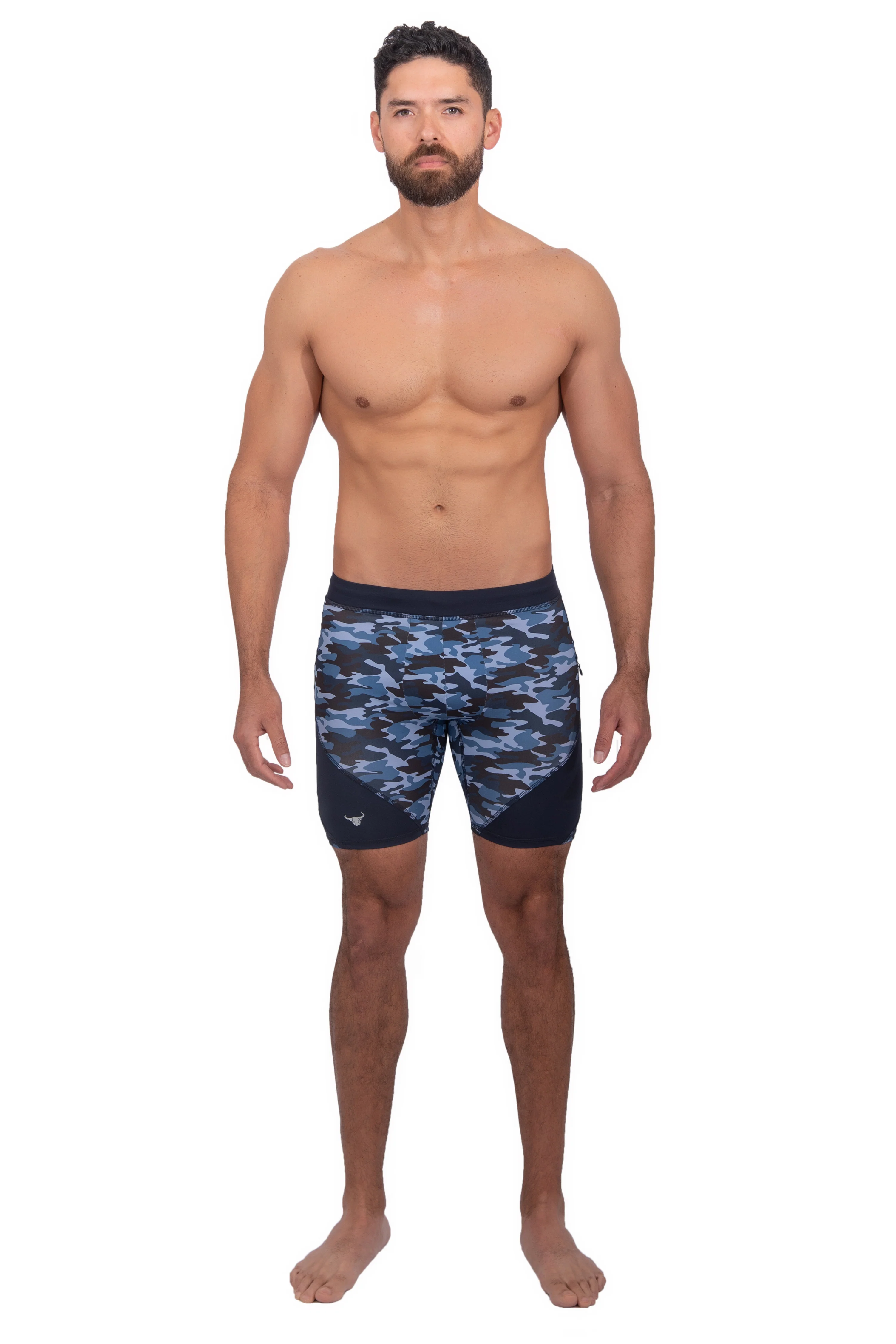 Blue Camo Shorts - Image 6