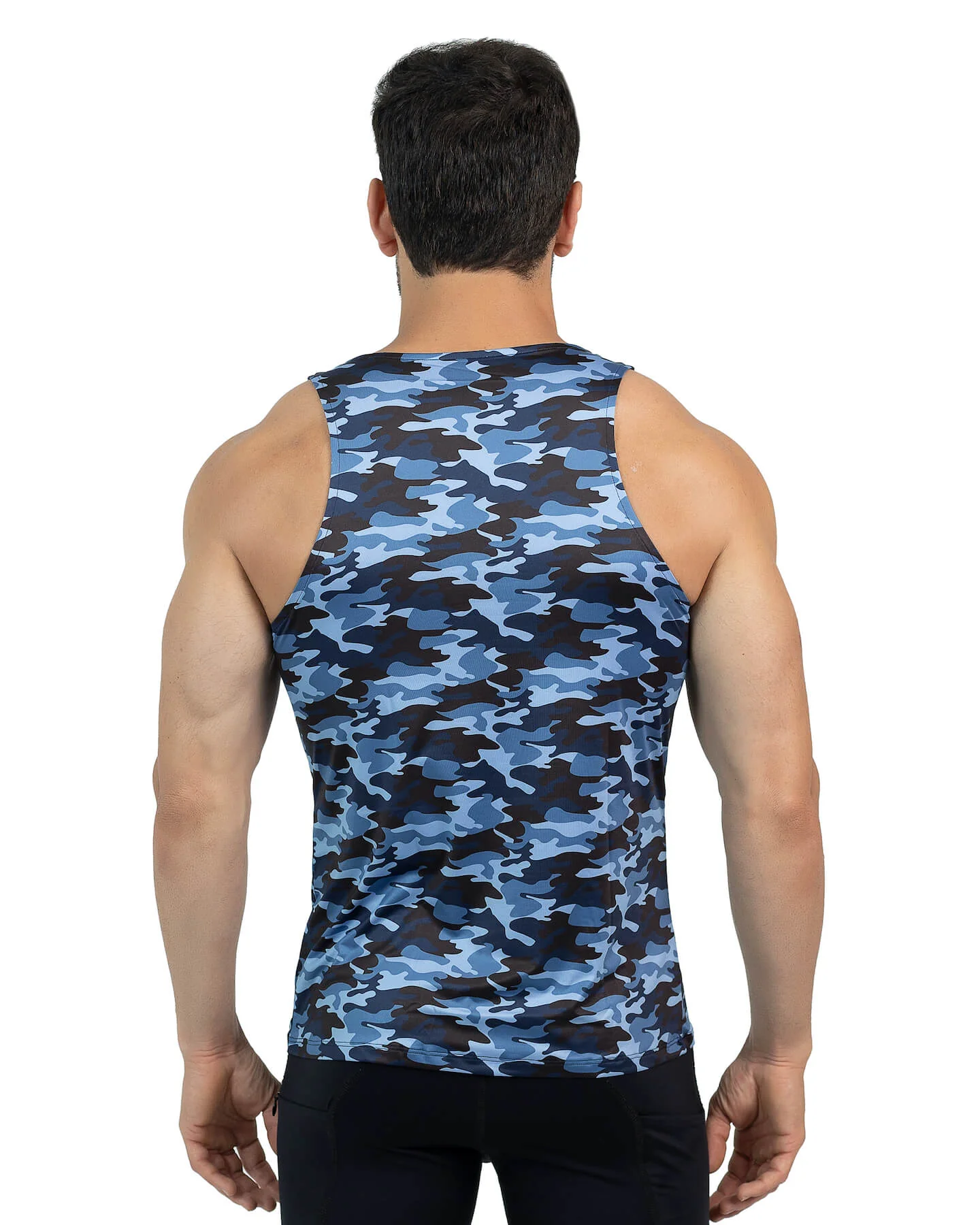 Blue Camo Tank Top - Image 3