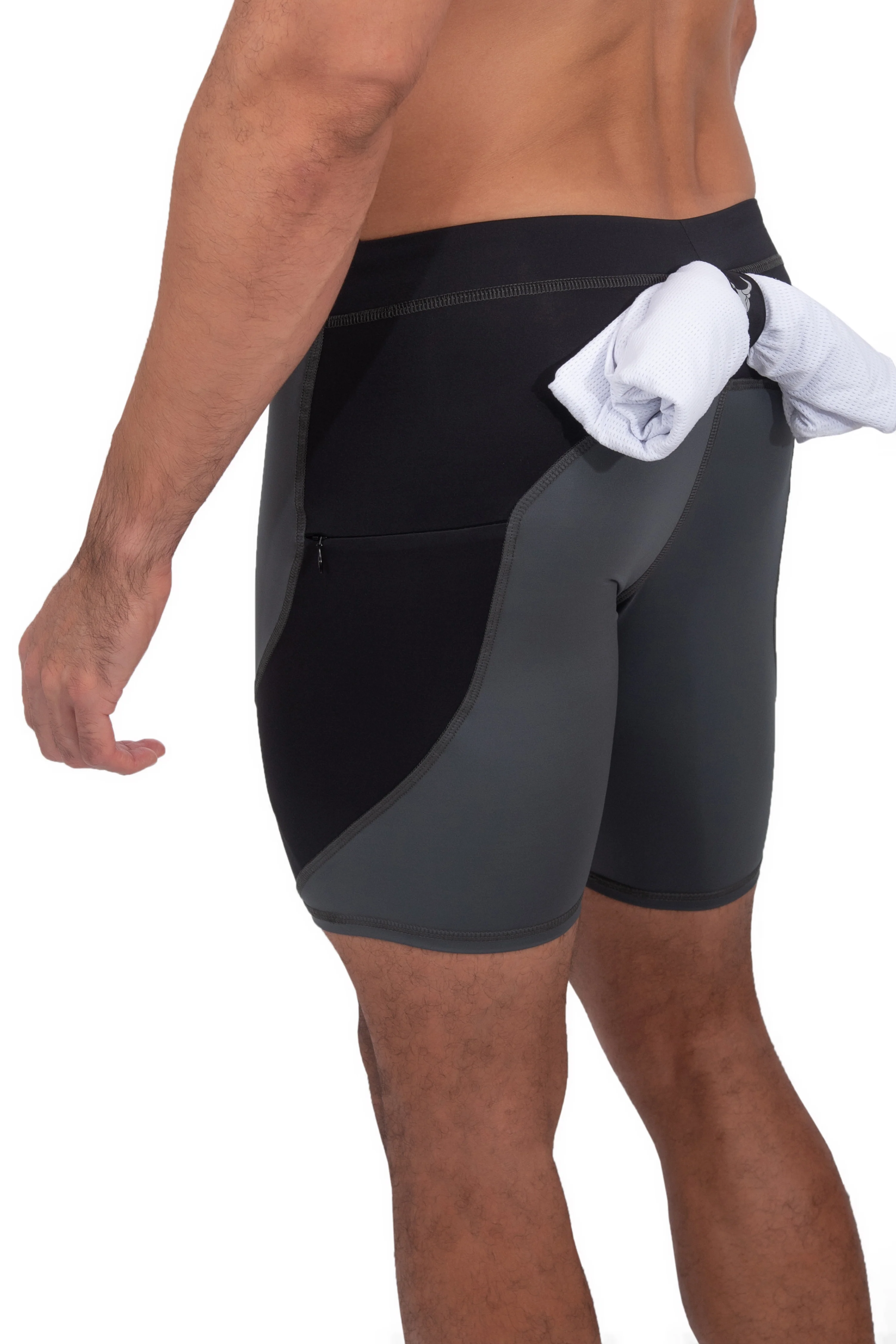 Gray/Black Shorts - Image 3