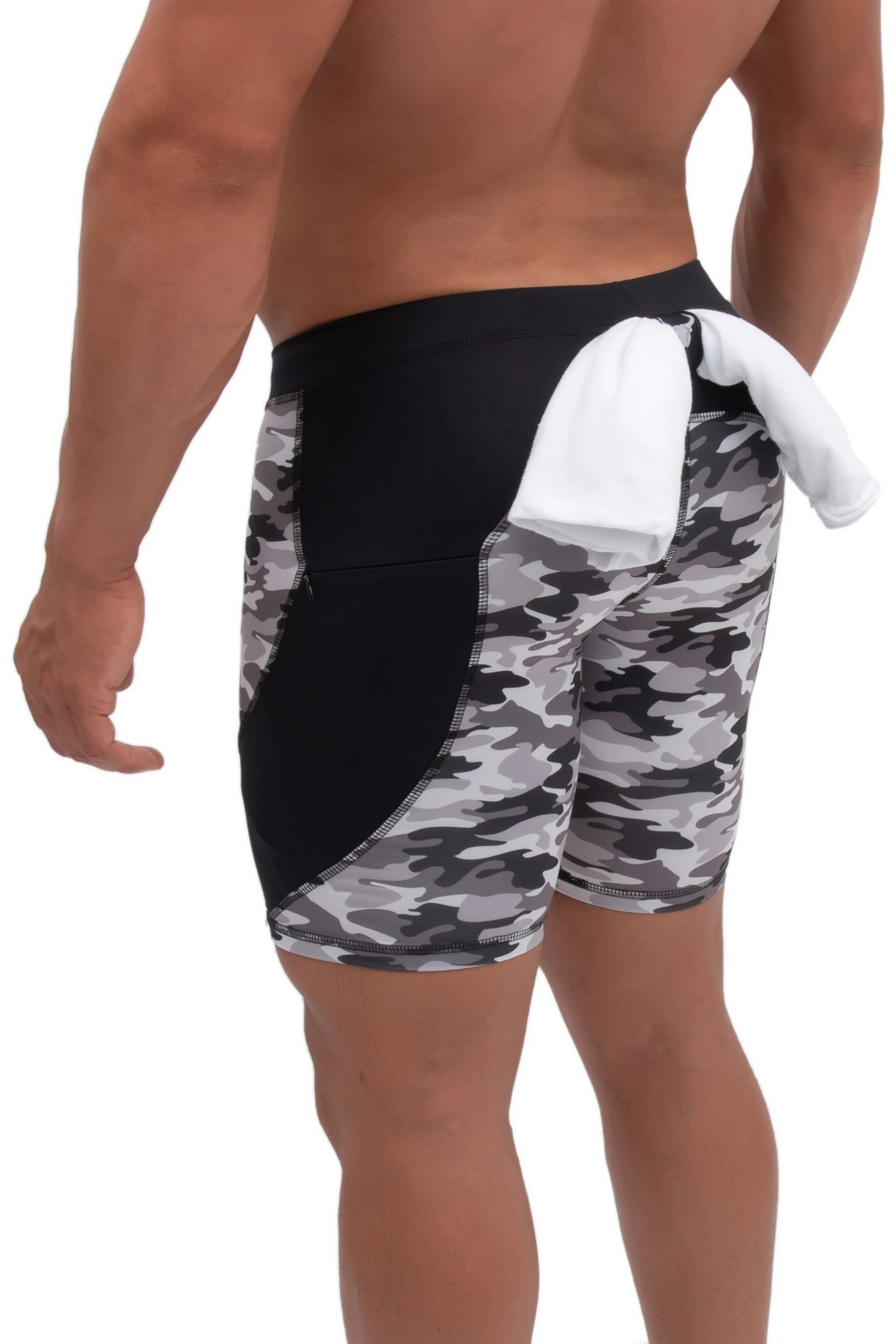 Gray Camo Shorts - Image 3