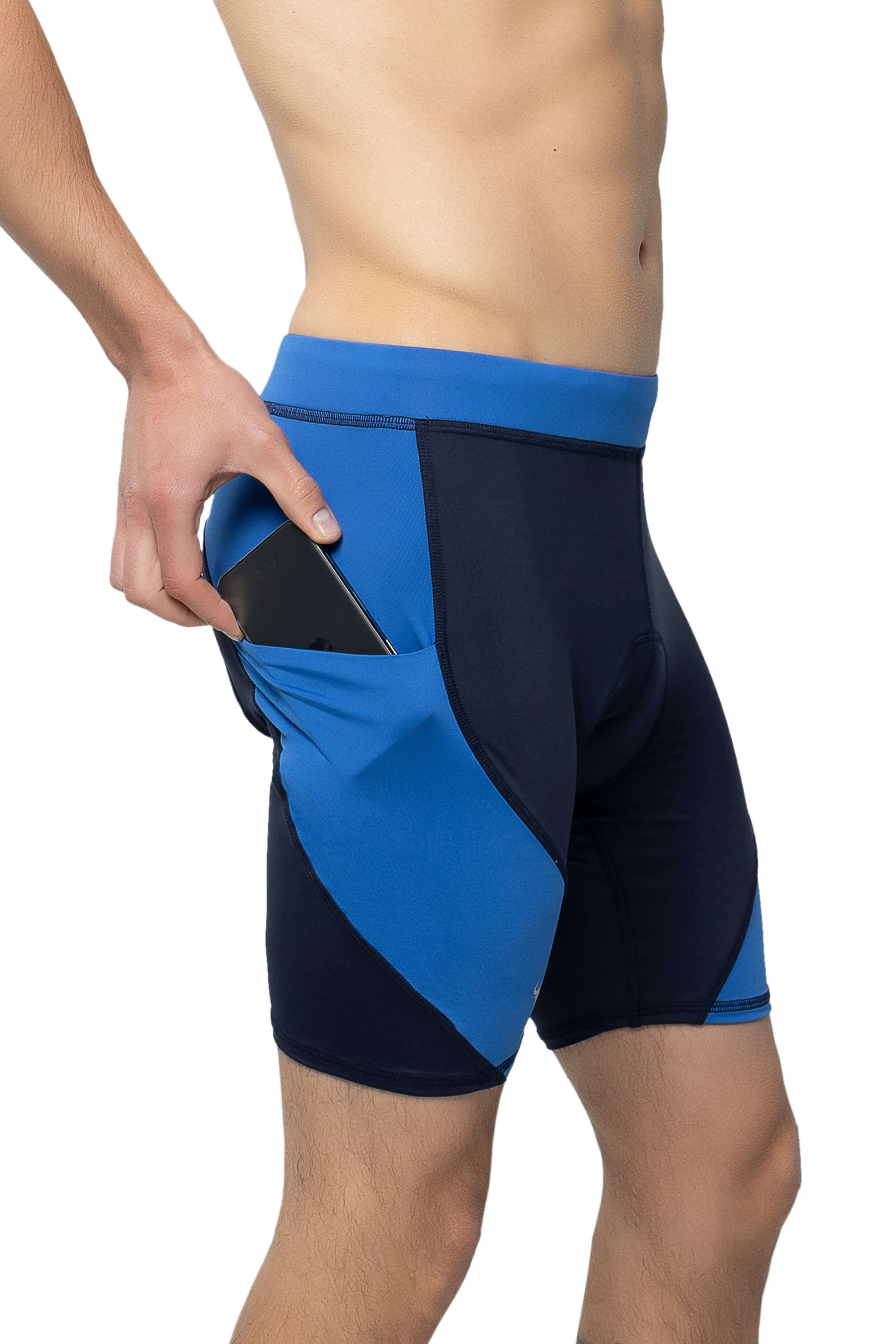 Navy/Blue Biker Shorts (Seat Pad) - Image 3