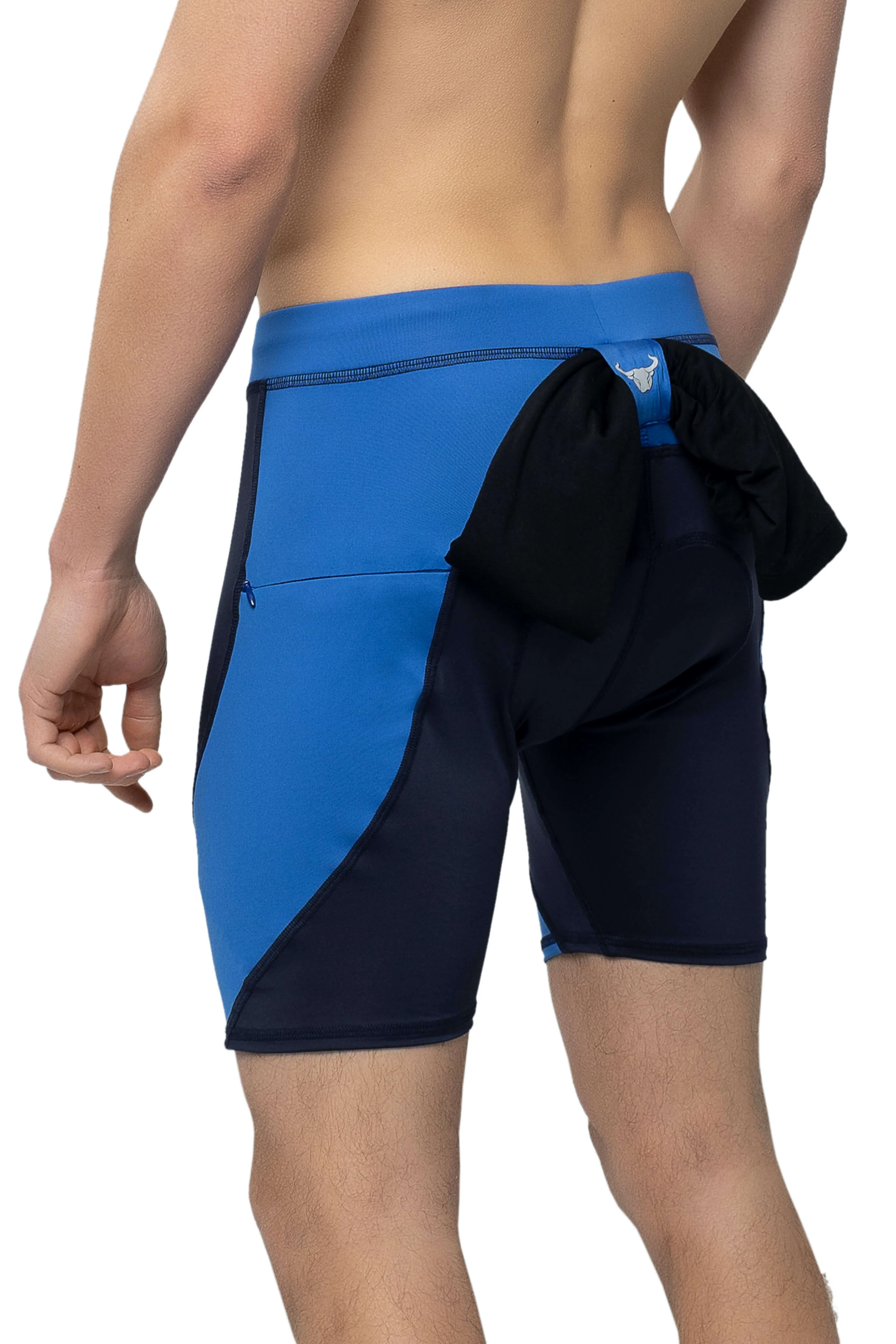 Navy/Blue Biker Shorts (Seat Pad) - Image 4