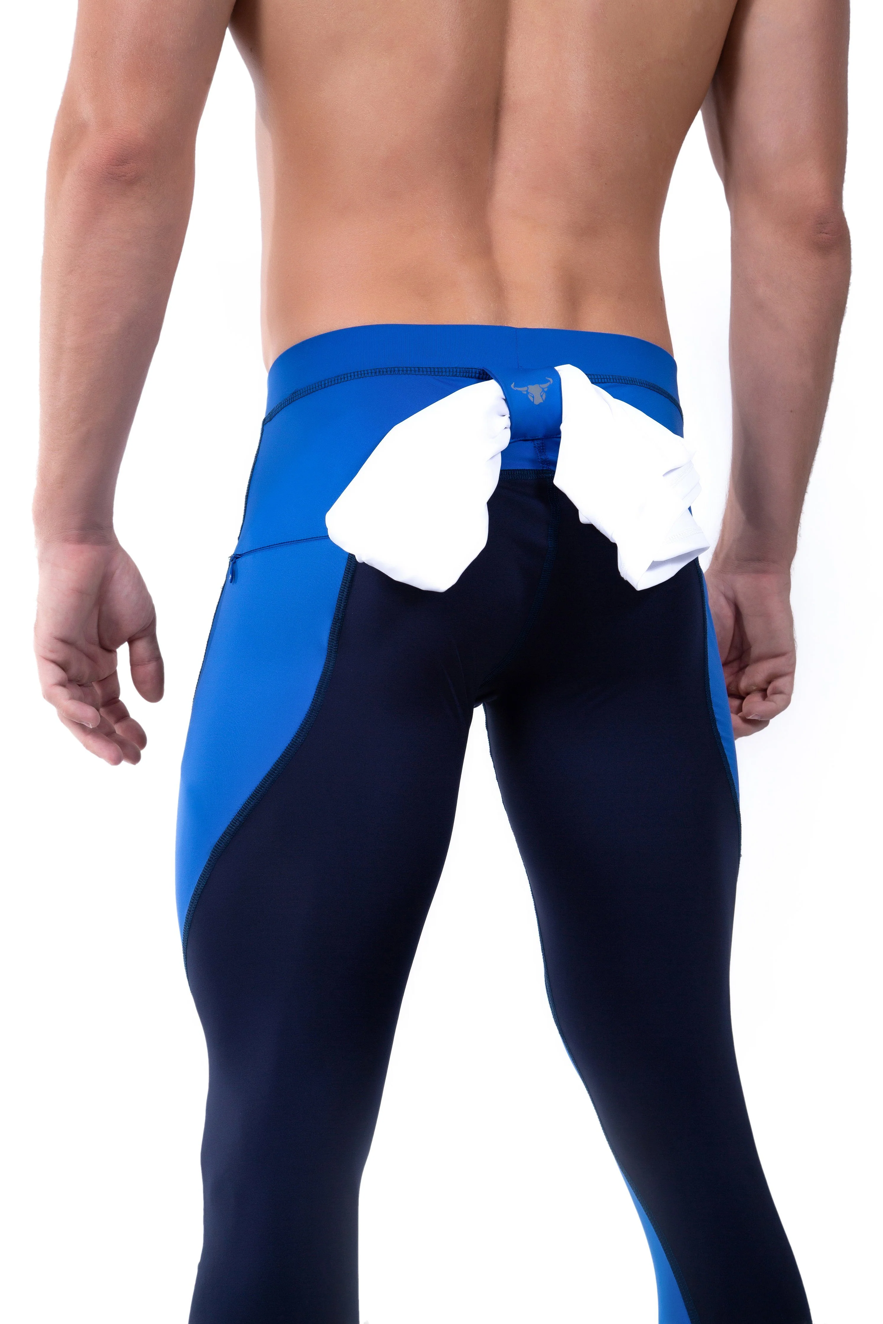 Navy/Blue Meggings - Image 3