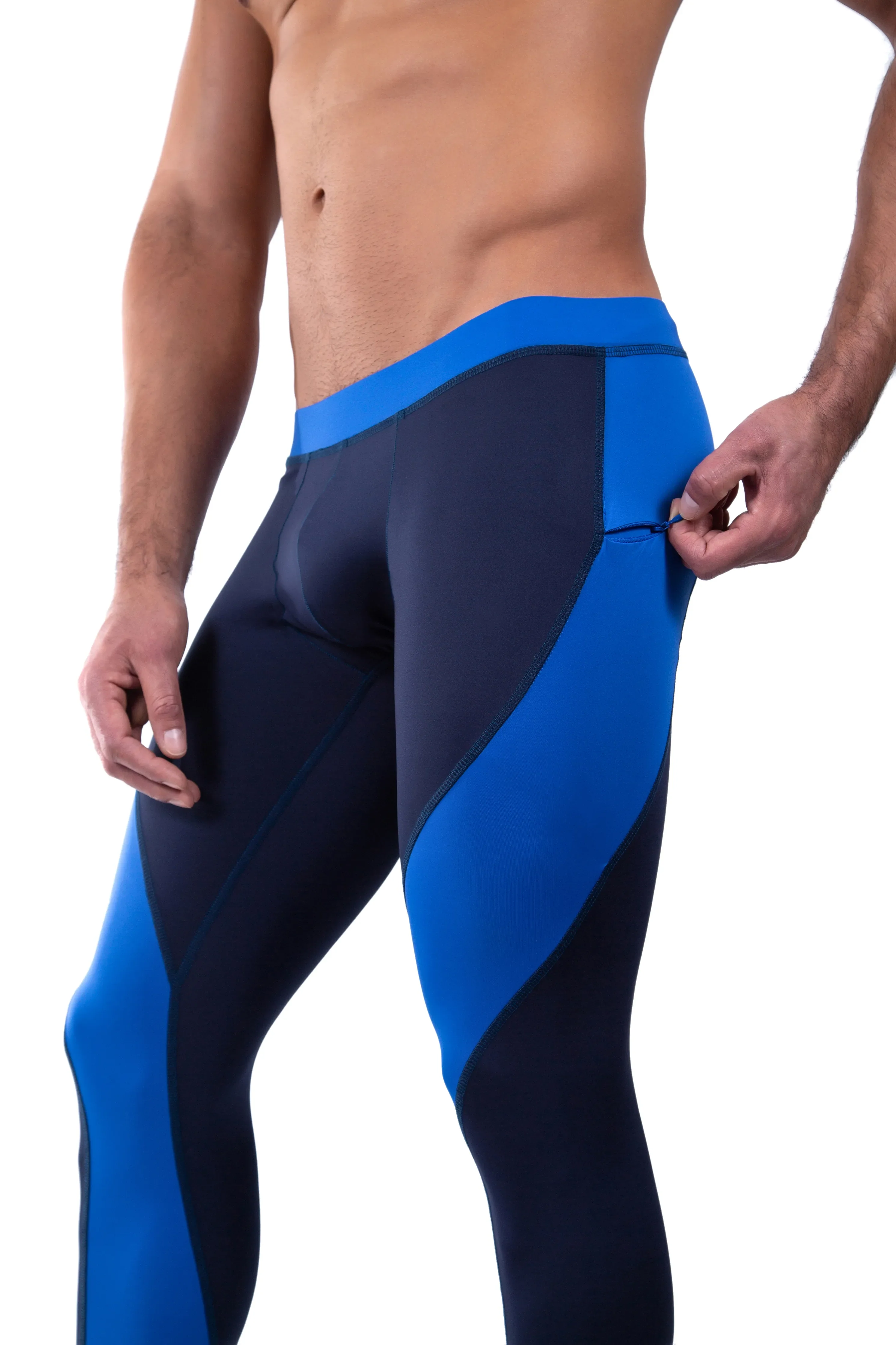 Navy/Blue Meggings - Image 4