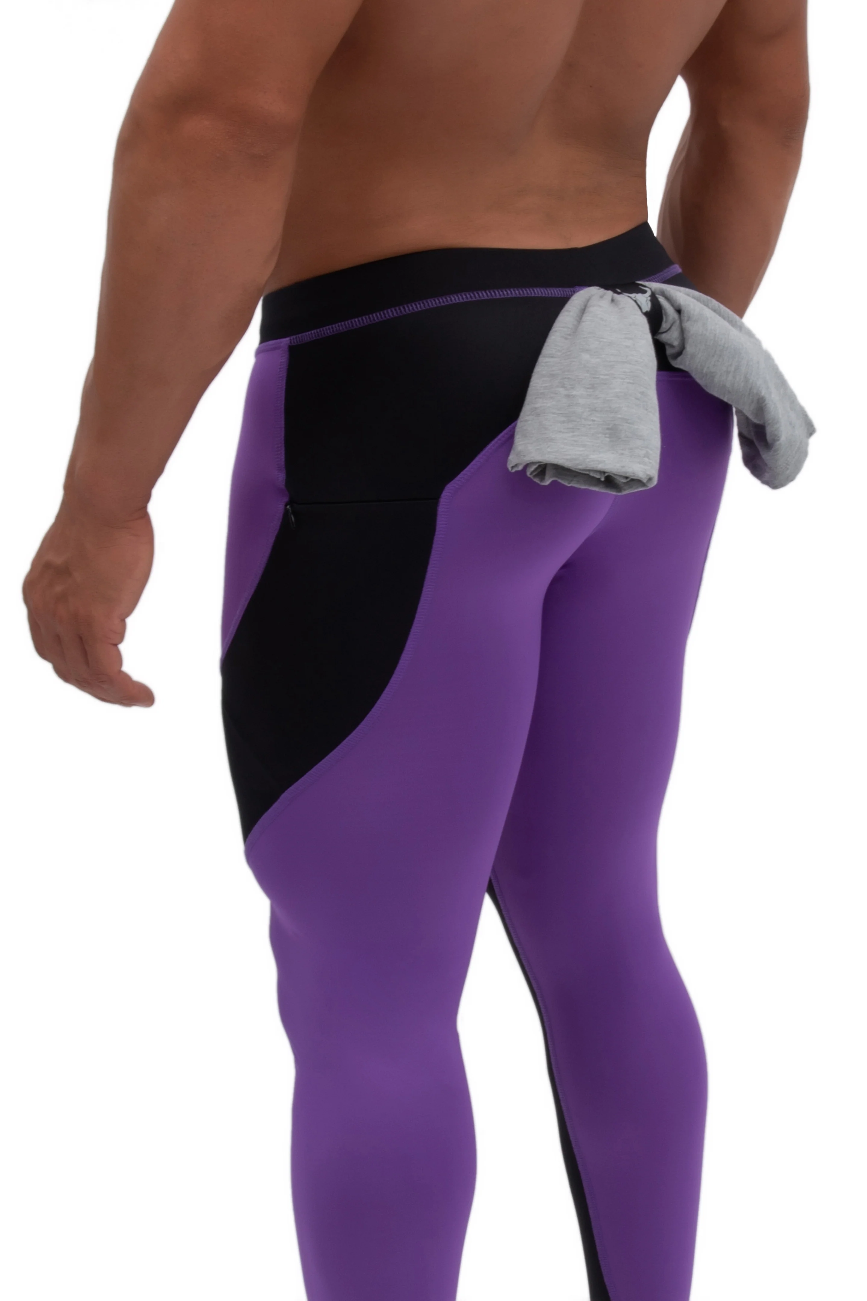 Purple/Black Meggings - Image 3