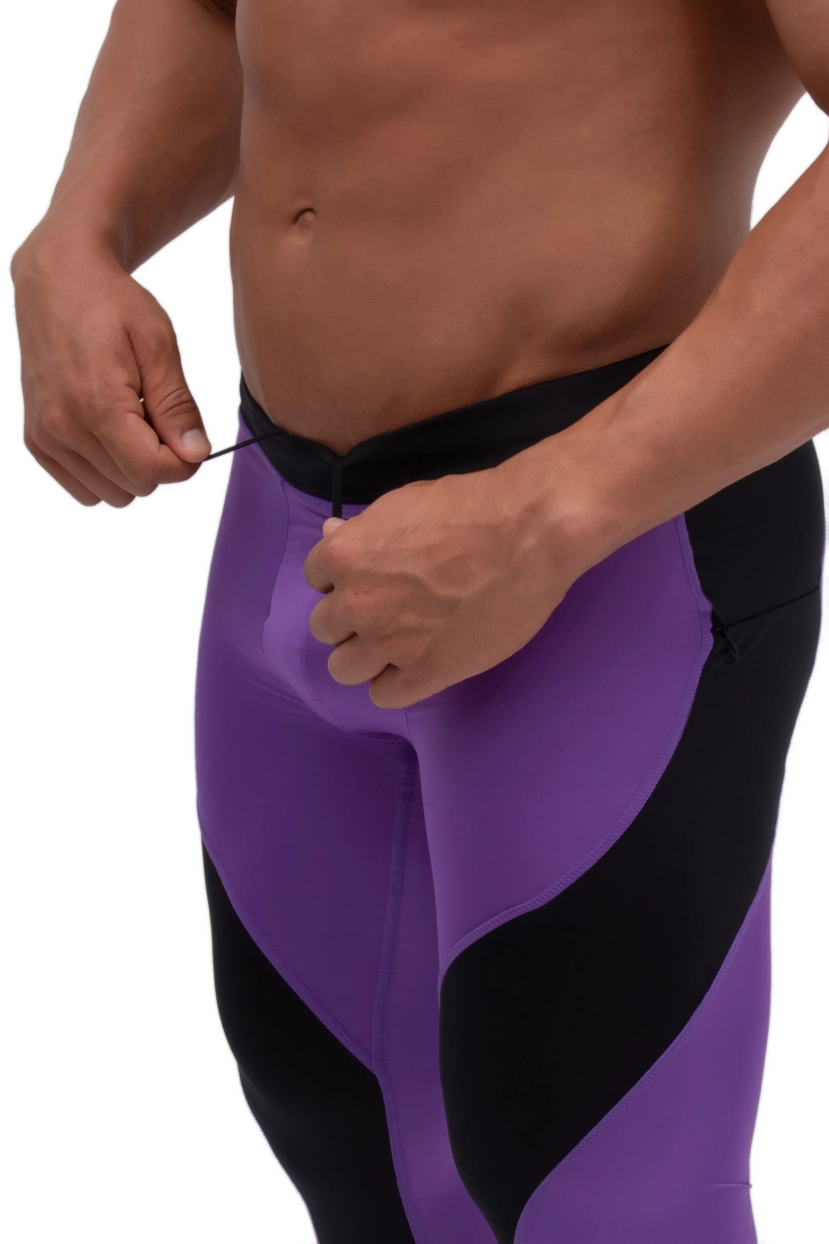 Purple/Black Meggings - Image 5