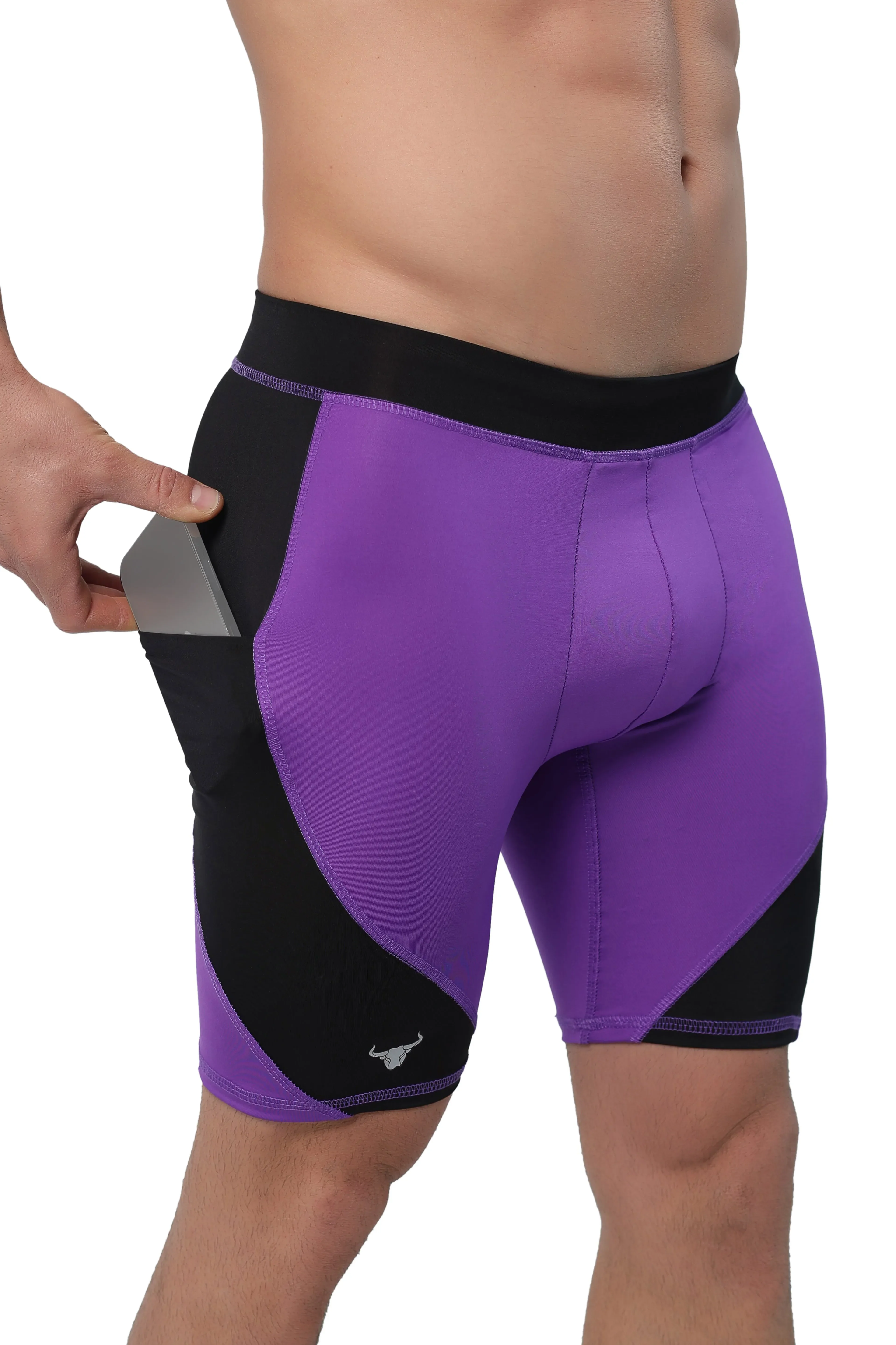 Purple/Black Shorts - Image 2