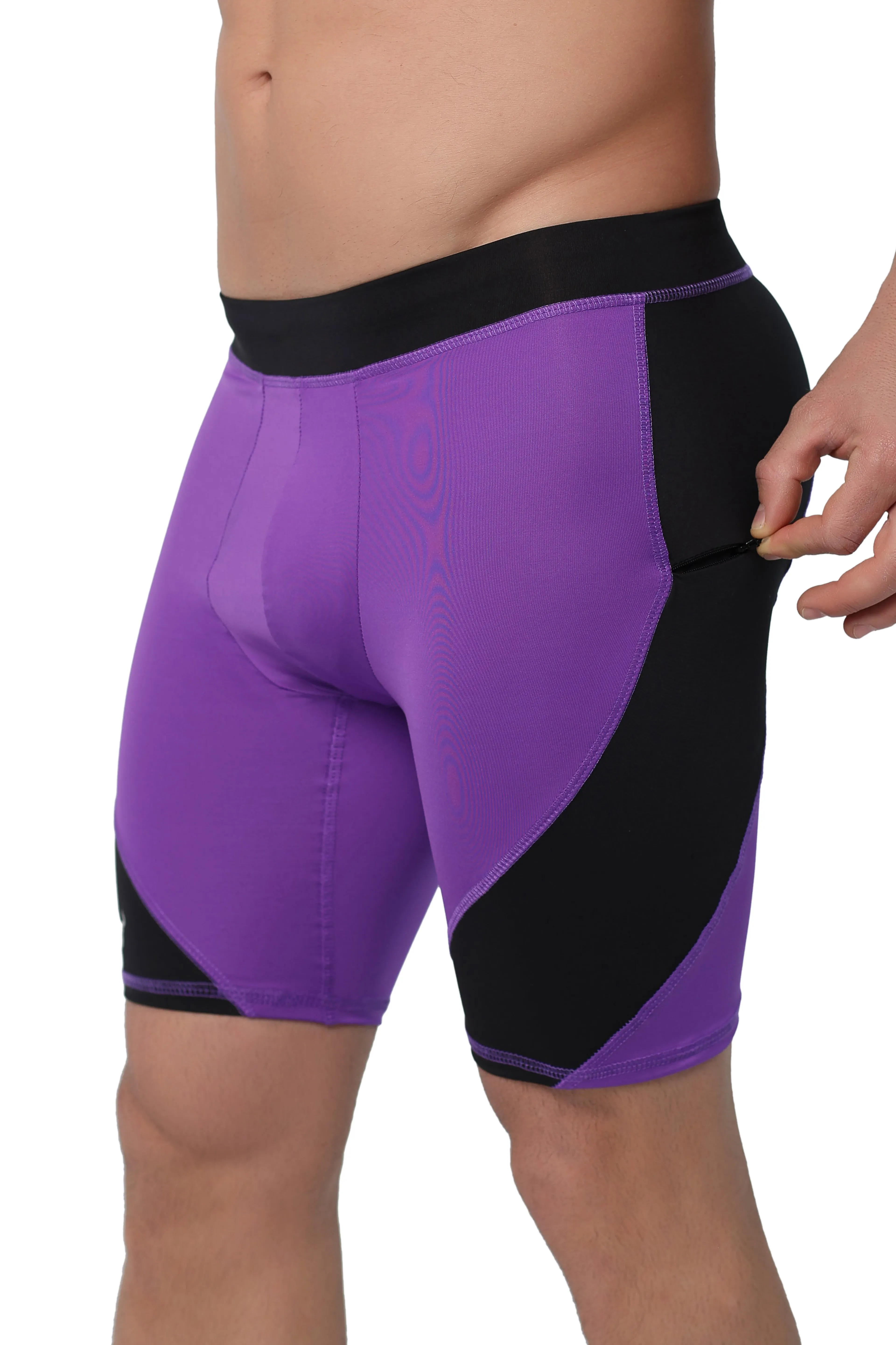 Purple/Black Shorts - Image 4