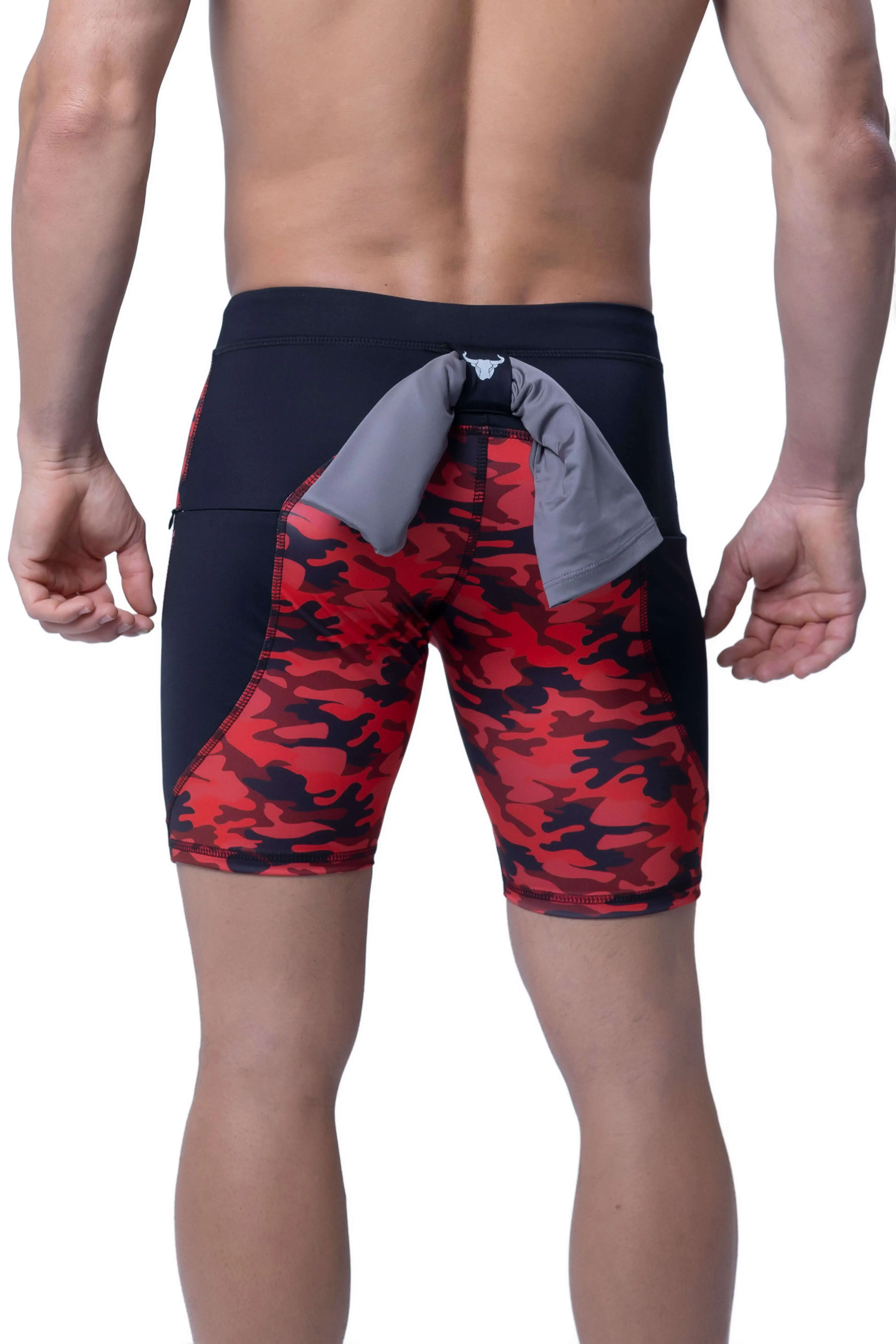 Red Camo Shorts - Image 3