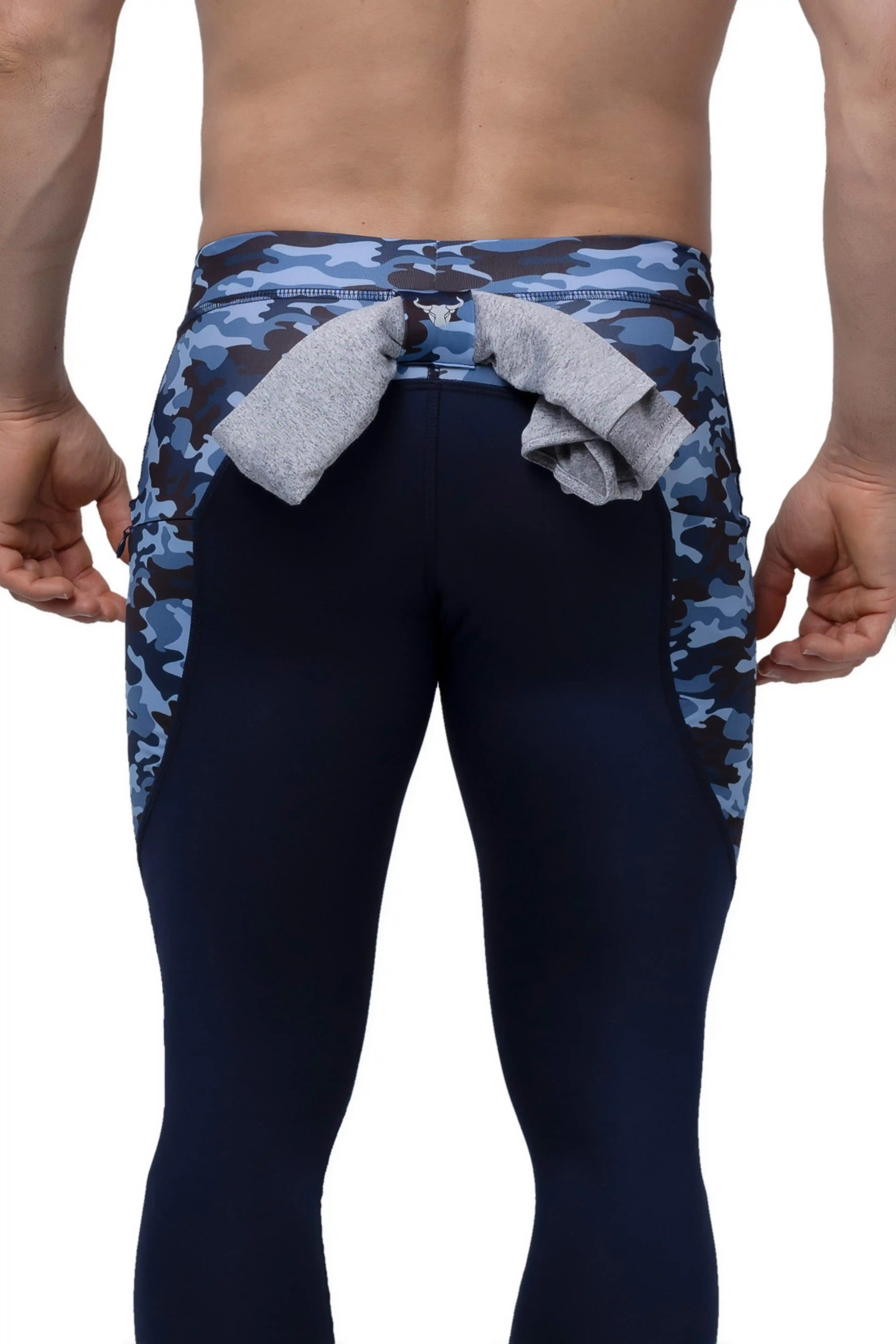 Reverse Blue Camo Meggings - Image 3