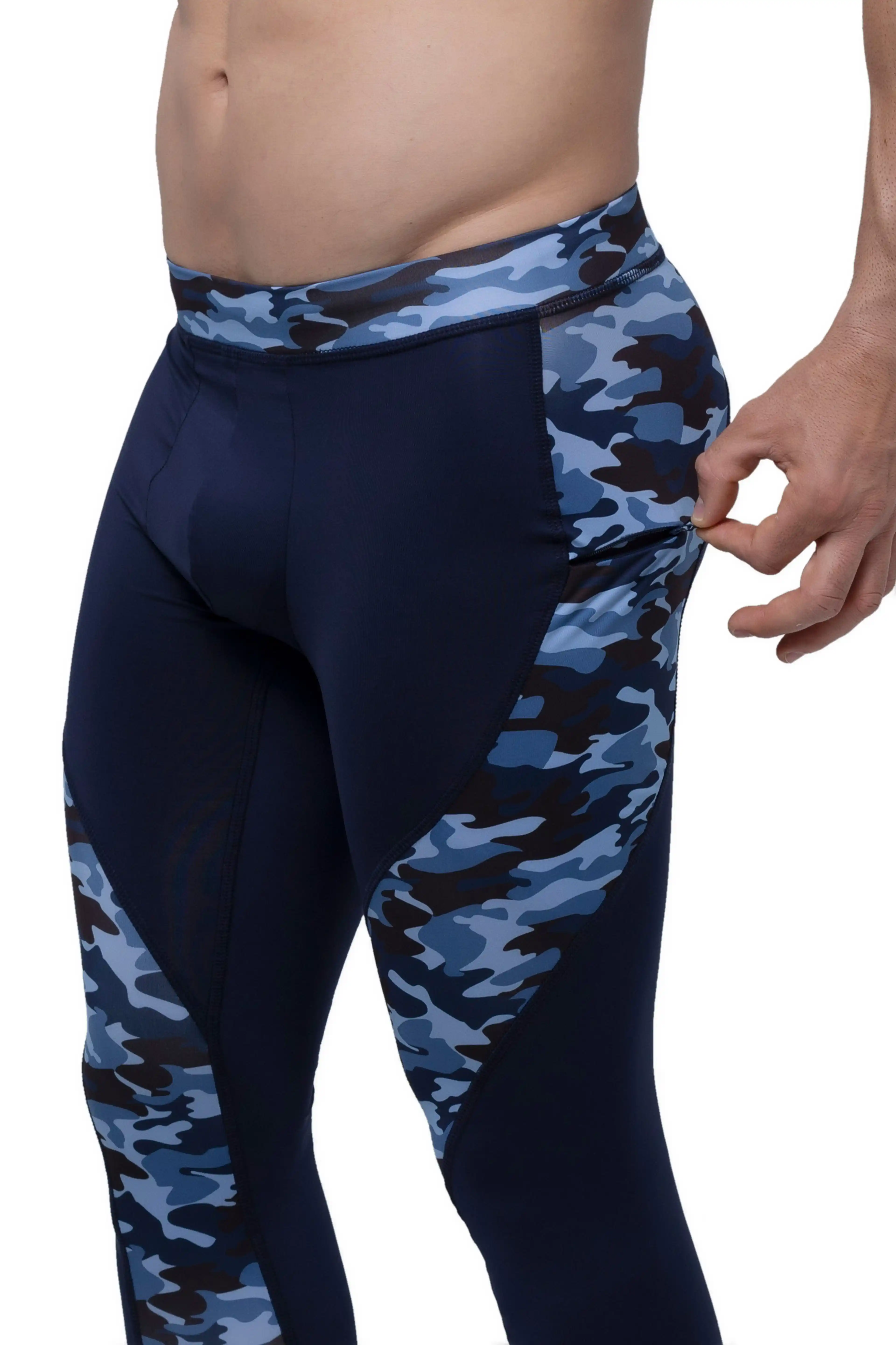 Reverse Blue Camo Meggings - Image 4