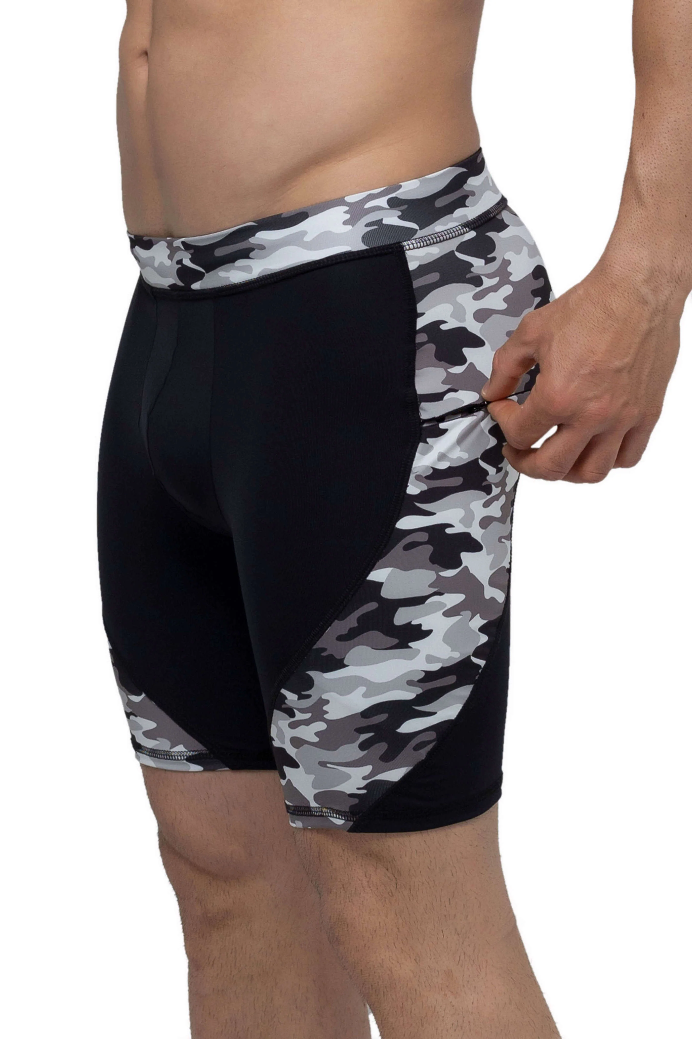 Reverse Gray Camo Shorts - Image 4