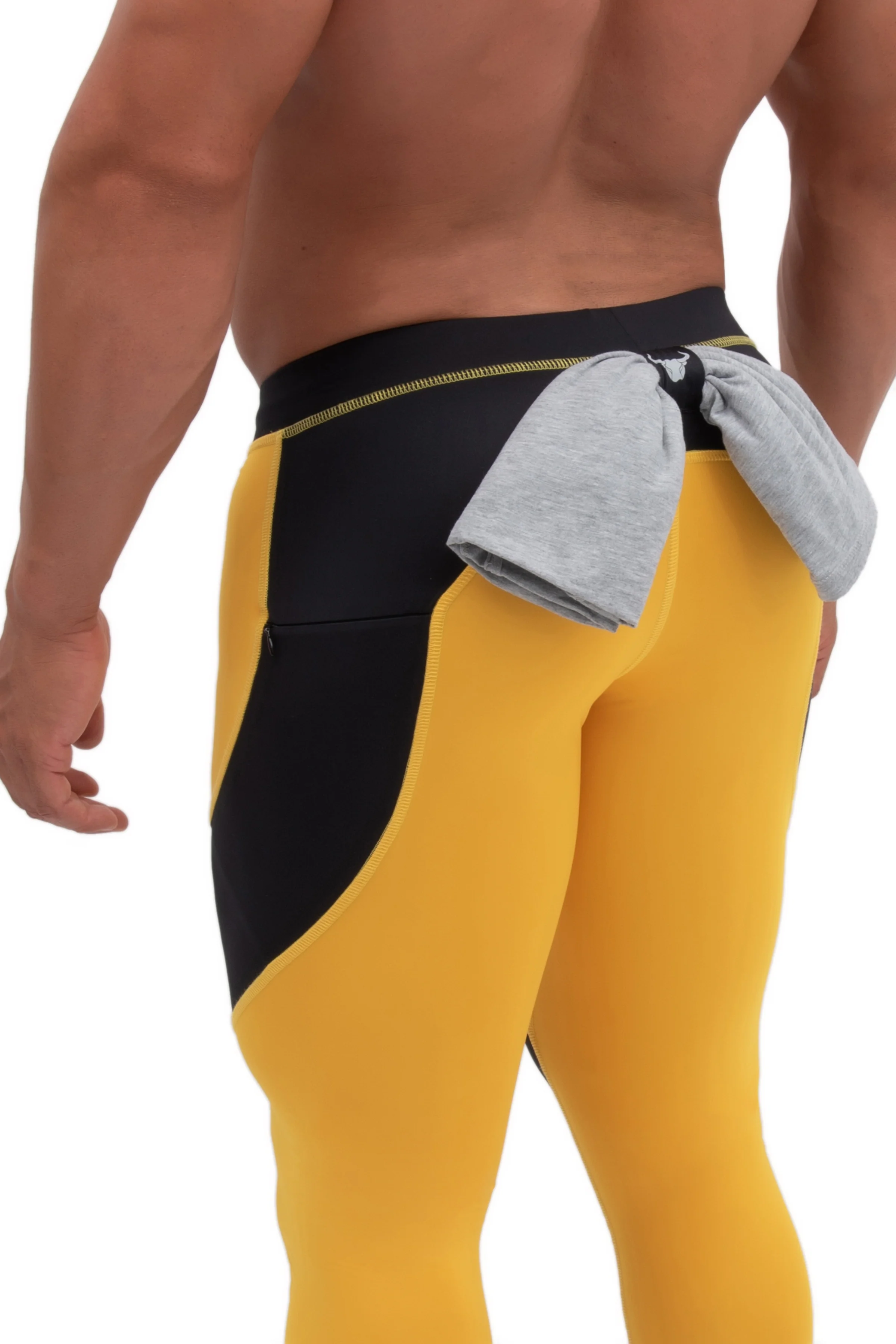Yellow/Black Meggings - Image 3